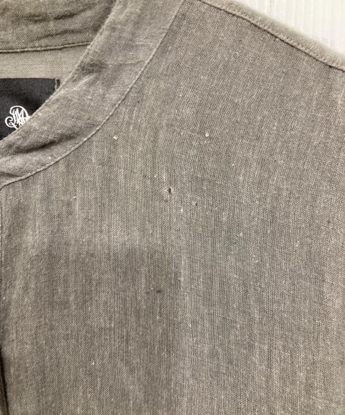 maison de soil（メゾンドソイル）maison de soil (メゾンドソイル) コットンリネンワンピース グレー サイズ:2の古着・服飾アイテム