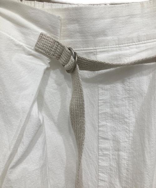 buoybuoy（ブイ）buoybuoy (ブイ) ラップカーゴパンツ ホワイト サイズ:Fの古着・服飾アイテム