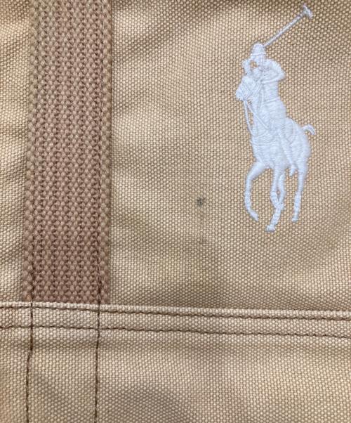 POLO RALPH LAUREN（ポロ・ラルフローレン）POLO RALPH LAUREN (ポロ・ラルフローレン) トートバッグ ベージュの古着・服飾アイテム