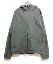 AIGLE（エーグル）の古着「ソフトシェルフリースジャケット」｜グレー