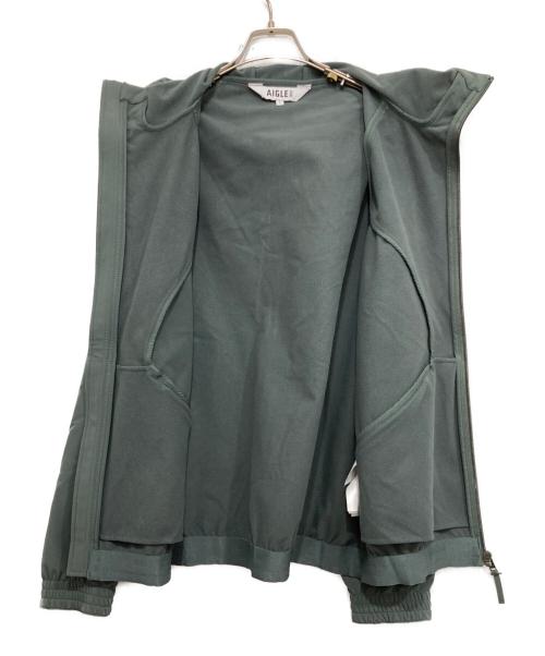 AIGLE（エーグル）AIGLE (エーグル) ソフトシェルフリースジャケット グレー サイズ:Lの古着・服飾アイテム