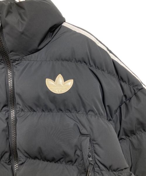 adidas（アディダス）adidas (アディダス) ショート パファー ダウンジャケット ブラック サイズ:Mの古着・服飾アイテム