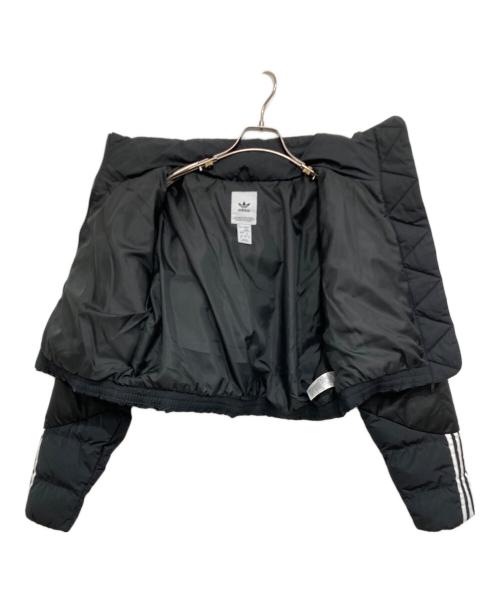 adidas（アディダス）adidas (アディダス) ショート パファー ダウンジャケット ブラック サイズ:Mの古着・服飾アイテム
