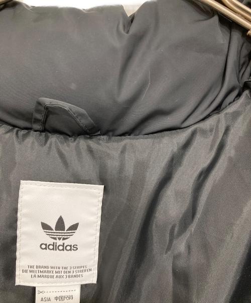 adidas（アディダス）adidas (アディダス) ショート パファー ダウンジャケット ブラック サイズ:Mの古着・服飾アイテム