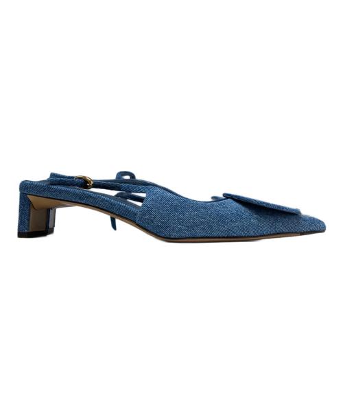 jacquemus（ジャックムス）JACQUEMUS (ジャックムス) Les Duelo/スリングバックパンプス インディゴ サイズ:SIZE37の古着・服飾アイテム