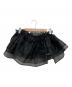 BELPER（ベルパー）の古着「FRILLS BELT BAG/チュールミニスカート」｜ブラック