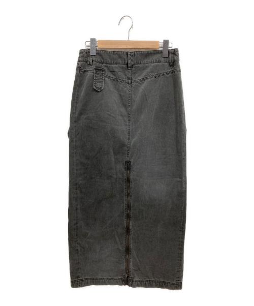 OPEN YY（オープンワイワイ）OPEN YY (オープンワイワイ) マルチポケットカーゴデニムスカート ブラック サイズ:SIZE2の古着・服飾アイテム