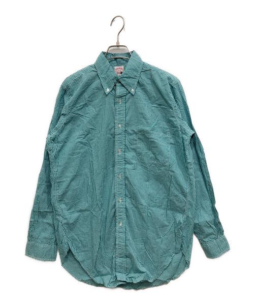 BROOKS BROTHERS（ブルックスブラザーズ）BROOKS BROTHERS (ブルックスブラザーズ) ギンガムチェックシャツ グリーン サイズ:SIZE14 1/2の古着・服飾アイテム