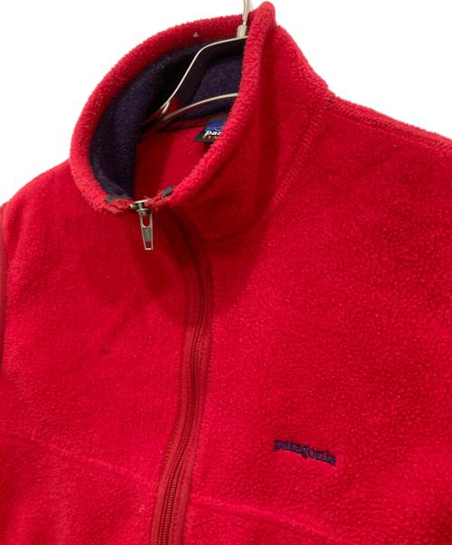 Patagonia（パタゴニア）Patagonia (パタゴニア) 90’sシンチラフリースベスト レッド サイズ:Sの古着・服飾アイテム