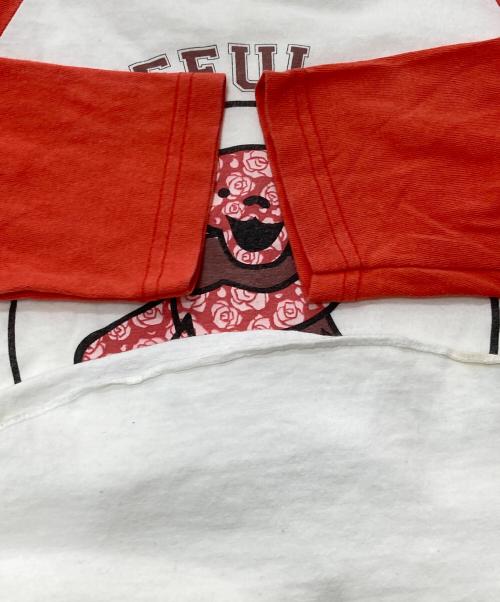 LIQUID BLUE（リキッドブルー）LIQUID BLUE (リキッドブルー) 00’sバンドラグランTシャツ ホワイト サイズ:不明の古着・服飾アイテム