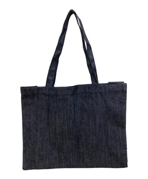 A.P.C.（アーペーセー）A.P.C. (アーペーセー) Daniela logo-print denim tote bag インディゴの古着・服飾アイテム