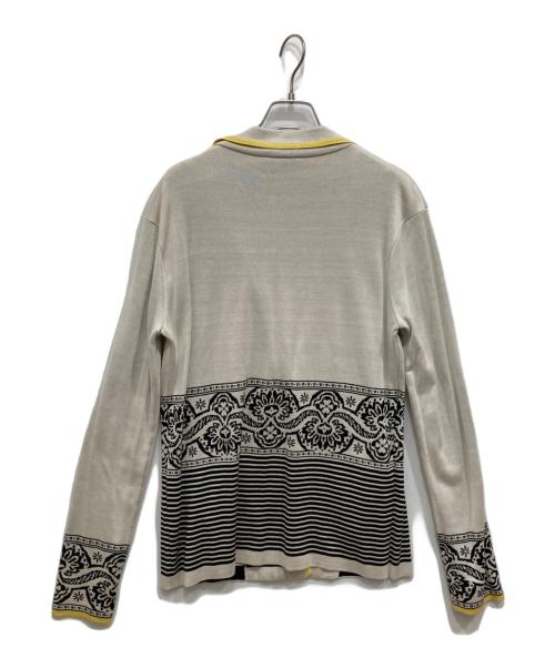 ETRO（エトロ）ETRO (エトロ) テーラードニットジャケット ベージュ サイズ:48の古着・服飾アイテム