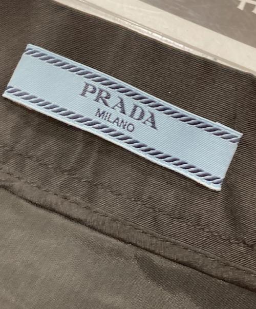 PRADA（プラダ）PRADA (プラダ) ミディアムフレアスーカート ブラック サイズ:44Ｓの古着・服飾アイテム