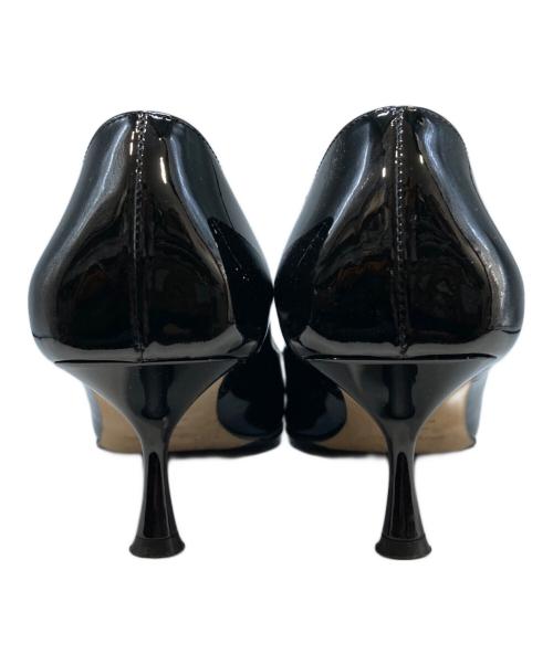 sergio rossi（セルジオロッシ）sergio rossi (セルジオロッシ) sr TWENTY エナメルパンプス ブラック サイズ:SIZE 38 1/2の古着・服飾アイテム