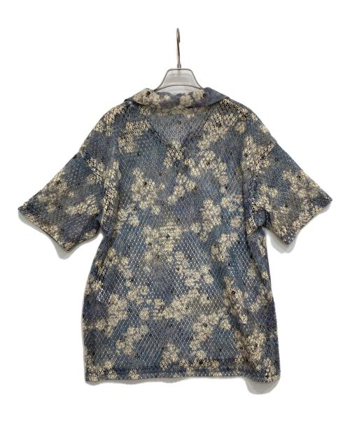 Ameri（アメリ）Ameri (アメリ) KEITA MARUYAMA (ケイタマルヤマ) ポロシャツ ブルー サイズ:Freeの古着・服飾アイテム