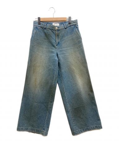 中古・古着通販】NEON SIGN (ネオンサイン) DRILL WIDE DENIM PANTS V1