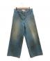 NEON SIGN（ネオンサイン）の古着「DRILL WIDE DENIM PANTS V1.6/デニムパンツ」｜インディゴ