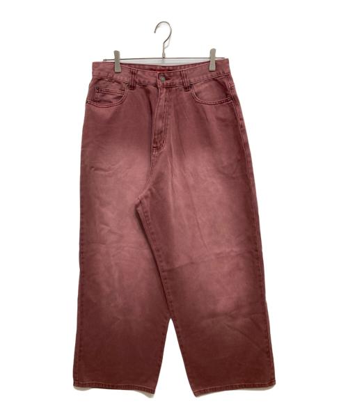 Jaded London（ジェイデッドロンドン）Jaded London (ジェイデッドロンドン) Burgundy Washed XL Colossus Jeans/バギージーンズ パープル サイズ:SIZE 76cm (W30) 未使用品の古着・服飾アイテム