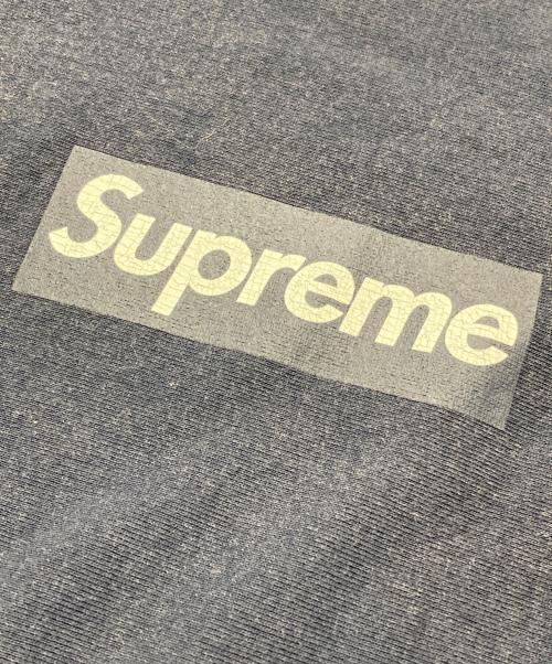 SUPREME（シュプリーム）Supreme (シュプリーム) washed box logo crewneck ネイビー サイズ:Lの古着・服飾アイテム