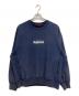 Supreme（シュプリーム）の古着「washed box logo crewneck」｜ネイビー