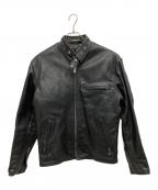 Schottショット）の古着「ライナー付きシングルライダースジャケット」｜ブラック