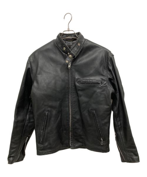 Schott（ショット）Schott (ショット) ライナー付きシングルライダースジャケット ブラック サイズ:size38の古着・服飾アイテム