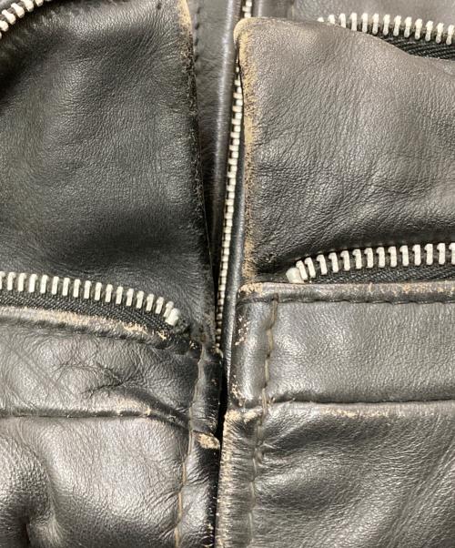 Schott（ショット）Schott (ショット) ライナー付きシングルライダースジャケット ブラック サイズ:size38の古着・服飾アイテム