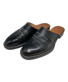 HENDER SCHEME（エンダースキーマ）の古着「レザーミュール」｜ブラック