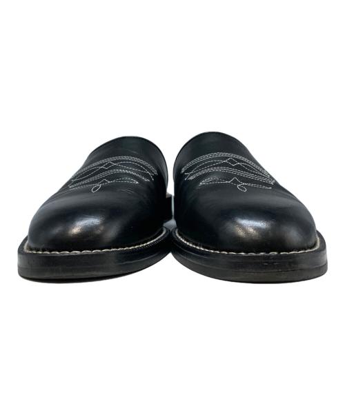 HENDER SCHEME（エンダースキーマ）Hender Scheme (エンダースキーマ) レザーミュール ブラック サイズ:SIZE 3の古着・服飾アイテム
