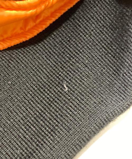 UNDERCOVER（アンダーカバー）UNDERCOVER (アンダーカバー) レザースリーブナイロンMA-1 ブラック サイズ:Mの古着・服飾アイテム