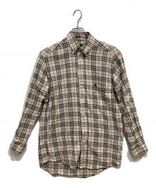 BURBERRY LONDON（バーバリーロンドン）の古着「ノヴァチェックシャツ」｜ベージュ