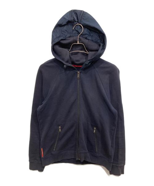 PRADA SPORTS（プラダスポーツ）PRADA SPORTS (プラダスポーツ) ジップパーカー ネイビー サイズ:Lの古着・服飾アイテム