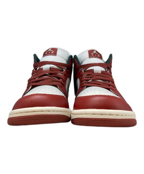 NIKE（ナイキ）NIKE (ナイキ) Air Jordan 1 Mid レッド×グリーン サイズ:26.5cm 未使用品の古着・服飾アイテム