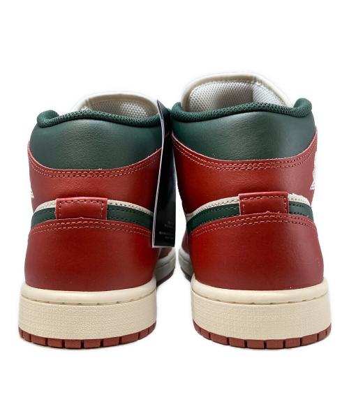 NIKE（ナイキ）NIKE (ナイキ) Air Jordan 1 Mid レッド×グリーン サイズ:26.5cm 未使用品の古着・服飾アイテム