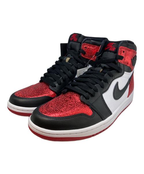NIKE（ナイキ）NIKE (ナイキ) Women's Air Jordan 1 High OG レッド サイズ:26.5cm 未使用品の古着・服飾アイテム