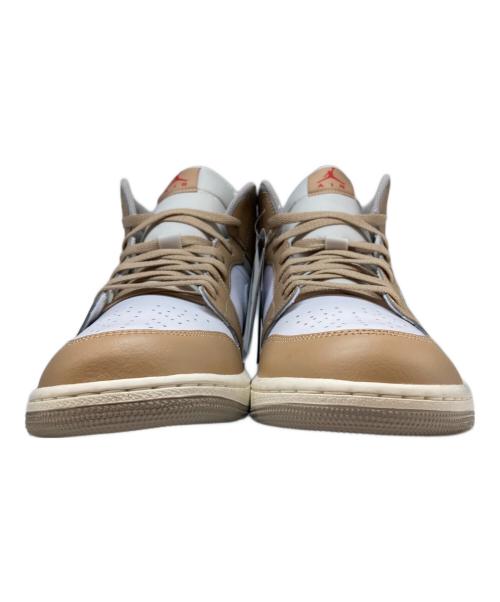 NIKE（ナイキ）NIKE (ナイキ) Air Jordan 1 Mid ベージュ×グレー サイズ:29.5cm 未使用品の古着・服飾アイテム