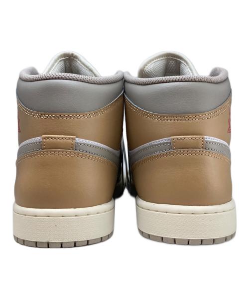 NIKE（ナイキ）NIKE (ナイキ) Air Jordan 1 Mid ベージュ×グレー サイズ:29.5cm 未使用品の古着・服飾アイテム