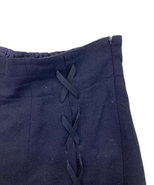 BURBERRY BLUE LABEL（バーバリー ブルー レーベル）BURBERRY BLUE LABEL (バーバリー ブルー レーベル) ウールロングスカート ネイビー サイズ:Mの古着・服飾アイテム