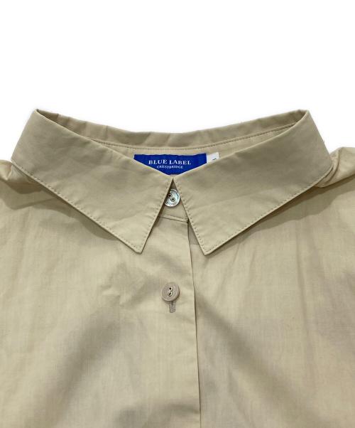 BLUE LABEL CRESTBRIDGE（ブルーレーベルクレストブリッジ）BLUE LABEL CRESTBRIDGE (ブルーレーベルクレストブリッジ) ノースリーブシャツワンピース ベージュ サイズ:M(38)の古着・服飾アイテム