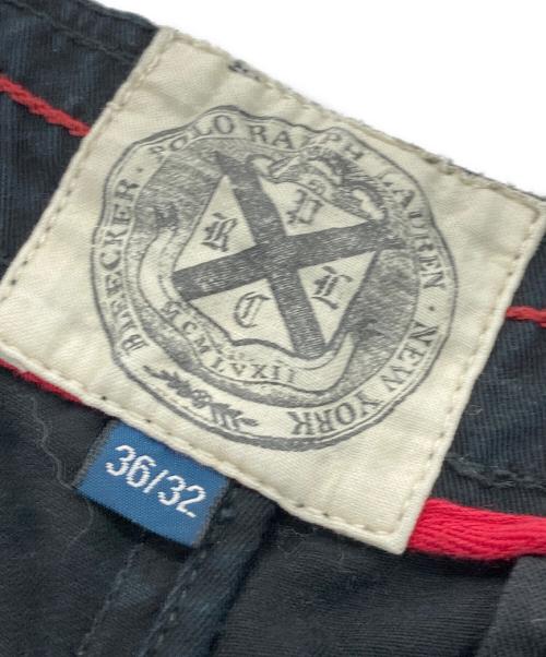 POLO RALPH LAUREN（ポロ・ラルフローレン）POLO RALPH LAUREN (ポロ・ラルフローレン) ワッペンカーゴパンツ ネイビー サイズ:SIZE91cm(W36)の古着・服飾アイテム