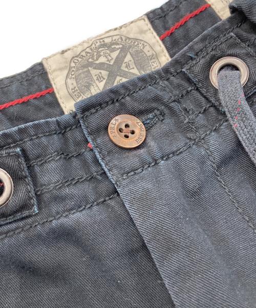 POLO RALPH LAUREN（ポロ・ラルフローレン）POLO RALPH LAUREN (ポロ・ラルフローレン) ワッペンカーゴパンツ ネイビー サイズ:SIZE91cm(W36)の古着・服飾アイテム