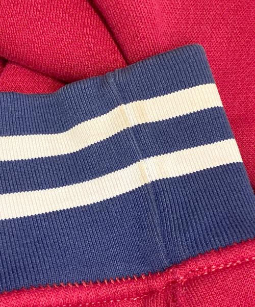 POLO RALPH LAUREN（ポロ・ラルフローレン）POLO RALPH LAUREN (ポロ・ラルフローレン) ダブルフェイスジップパーカー レッド サイズ:LLの古着・服飾アイテム