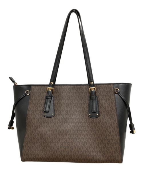 MICHAEL KORS（マイケル・コース）MICHAEL KORS (マイケル・コース) VOYAGER/トートバッグ ブラウンの古着・服飾アイテム