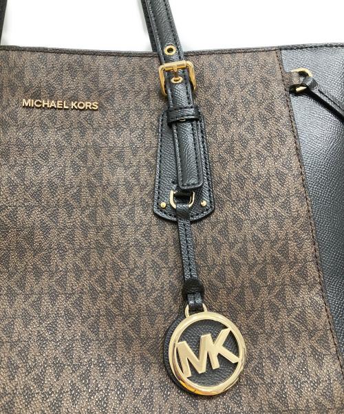 MICHAEL KORS（マイケル・コース）MICHAEL KORS (マイケル・コース) VOYAGER/トートバッグ ブラウンの古着・服飾アイテム