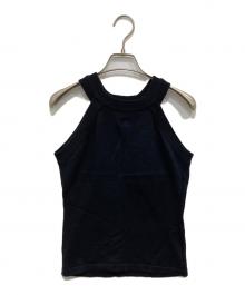 Vivienne Westwood RED LABEL（ヴィヴィアンウエストウッドレッドレーベル）の古着「ノースリーブニット」｜ブラック