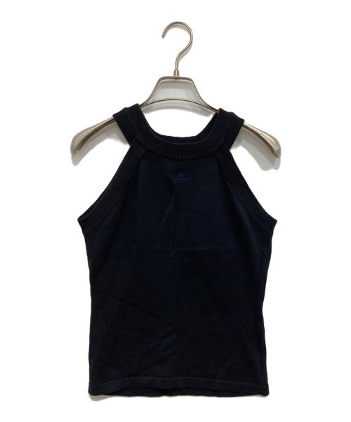 Vivienne Westwood RED LABEL（ヴィヴィアンウエストウッドレッドレーベル）Vivienne Westwood RED LABEL (ヴィヴィアンウエストウッドレッドレーベル) ノースリーブニット ブラック サイズ:Mの古着・服飾アイテム