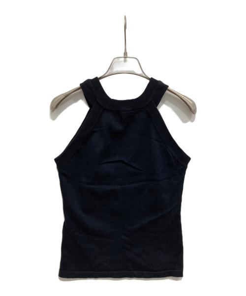 Vivienne Westwood RED LABEL（ヴィヴィアンウエストウッドレッドレーベル）Vivienne Westwood RED LABEL (ヴィヴィアンウエストウッドレッドレーベル) ノースリーブニット ブラック サイズ:Mの古着・服飾アイテム