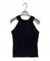 Vivienne Westwood RED LABEL（ヴィヴィアンウエストウッドレッドレーベル）の古着「ノースリーブニット」｜ブラック