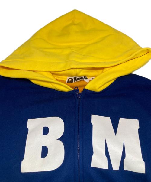 A BATHING APE（アベイシングエイプ）A BATHING APE (アベイシングエイプ) Hooded Sweatshirt Hoodie MILO ネイビー サイズ:Sの古着・服飾アイテム