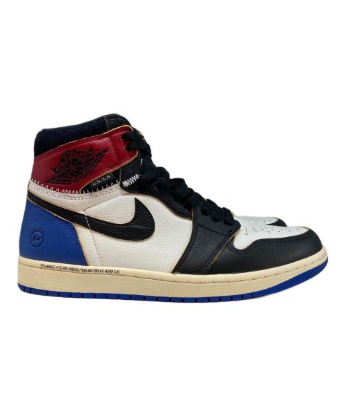 NIKE（ナイキ）NIKE (ナイキ) FRAGMENT DESIGN (フラグメントデザイン) UNION (ユニオン) Air Jordan 1 High OG ホワイト×レッド×ブルー サイズ:28.5cmの古着・服飾アイテム